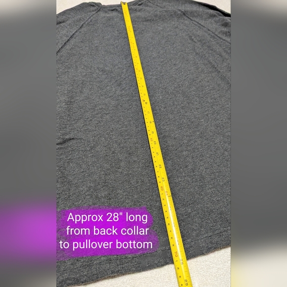 Aeropostale Men's size large long sleeve pullover grey shirt - Picture 10 of 10